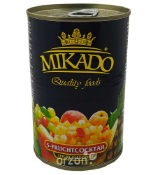 Фруктовый коктейль "Mikado" из 5-фруктов ж/б 425 мл