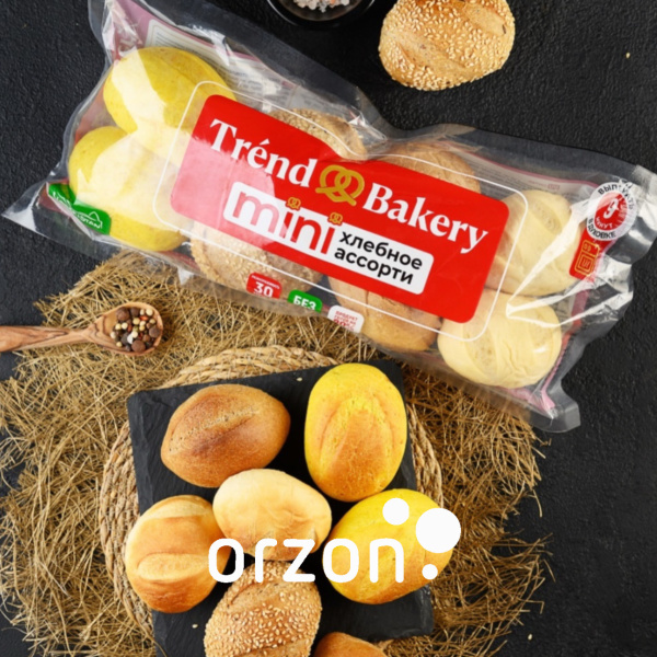 Хлеб мини "Trend Bakery" Ассорти  1 шт