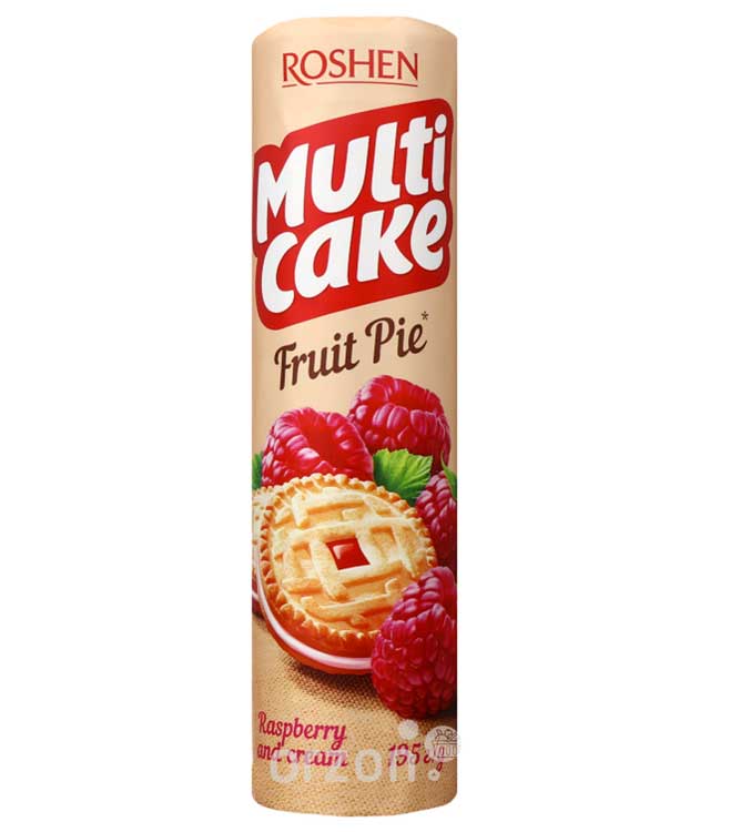 Печенье сэндвич "Multi Cake" Малиновый крем 195 гр от интернет магазина орзон