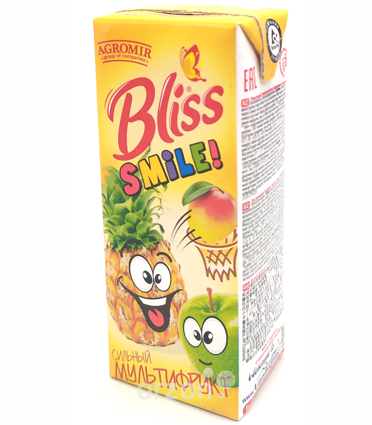 Сок 'Bliss' Kids Мультифрукт 200 мл от интернет магазина орзон