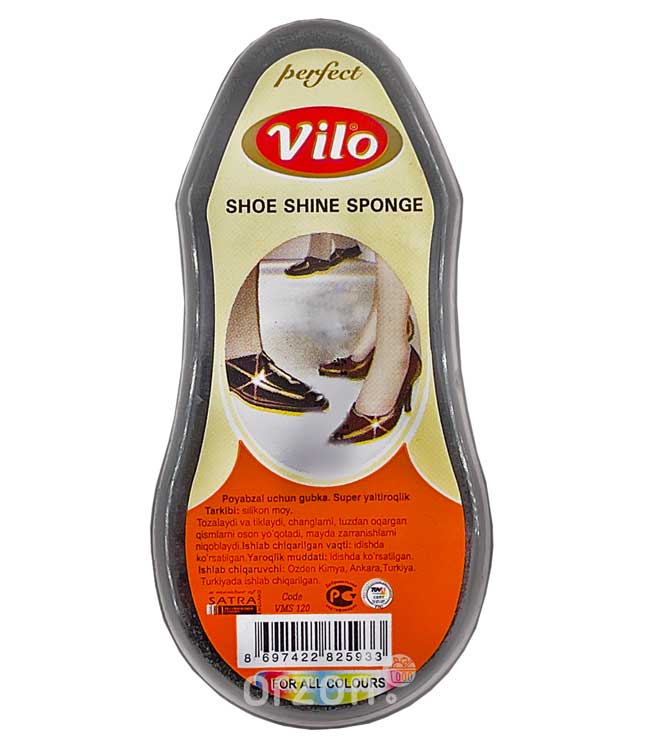 Губка-блеск "Vilo" для обуви натуральный цвет