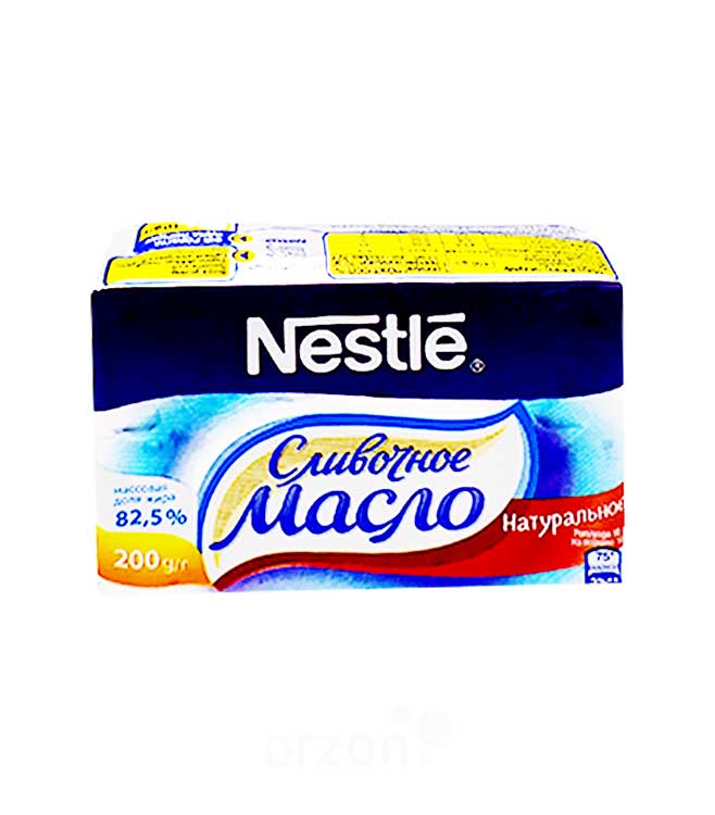 Масло сливочное "Nestle" 82.5% 200 гр в Самарканде ,Масло сливочное "Nestle" 82.5% 200 гр с доставкой на дом | Orzon.uz