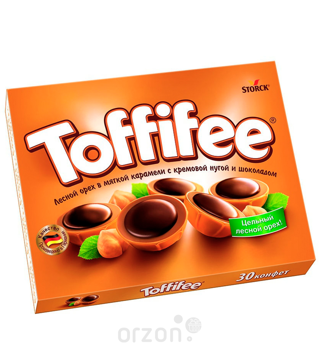Конфеты "Toffifee" с Лесными орехами с кремовой нугой 250 гр от интернет магазина орзон