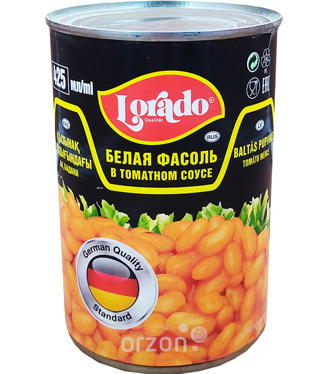 Фасоль белая "Lorado" в томатном соусе 425 мл  от интернет магазина Orzon.uz