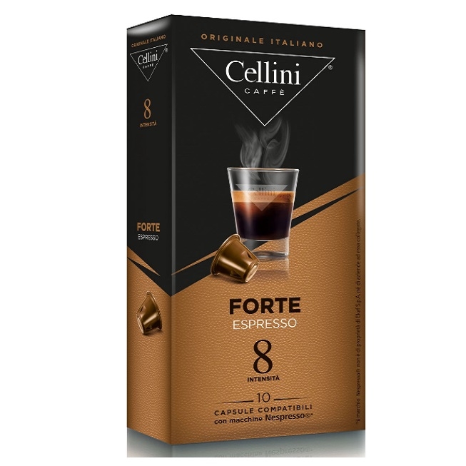 Капсулы кофе "Cellini" для  Nespresso Brioso №12 10 dona