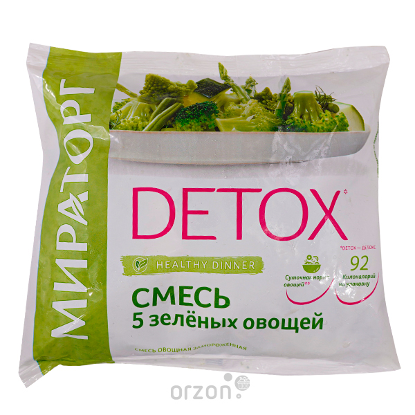 Овощная смесь "Мираторг" 5 зеленых овощей Detox 400 гр