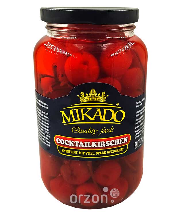 Вишня коктейльная "Mikado" без косточки с/б 720 мл  от интернет магазина Orzon.uz