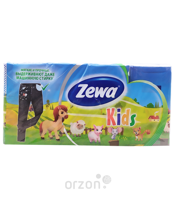 Салфетки "Zewa" Kids 3 слоя 10 шт от интернет магазина Orzon.uz