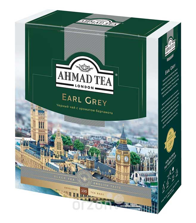Чай чёрный "Ahmad Tea" Earl Grey Horeca 100 пак от интернет магазина орзон