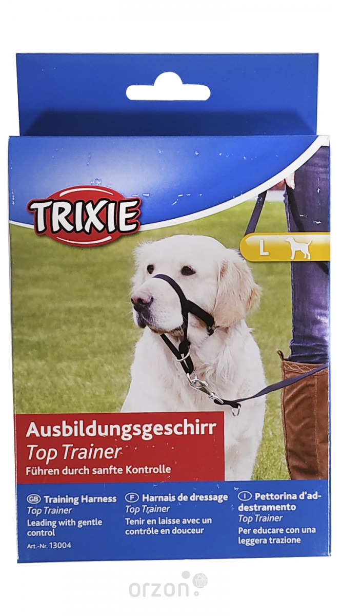 TRIXIE Ленточный поводок для целей обучения собак, размер-L: 31 cm, цвет черный. Артикул 13004