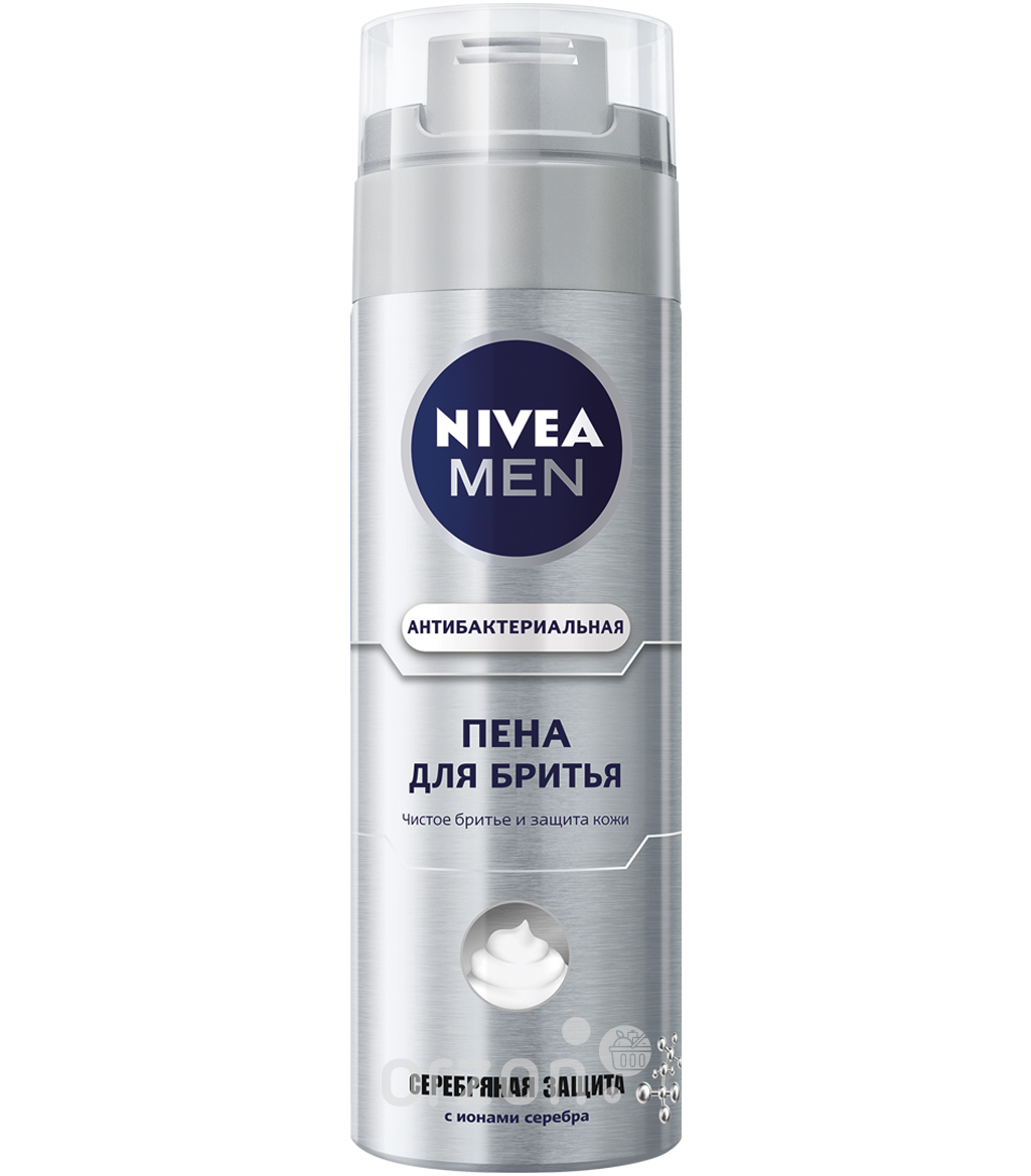 Пена для бритья "NIVEA" Серебряная Защита 200 мл от интернет магазина Orzon.uz