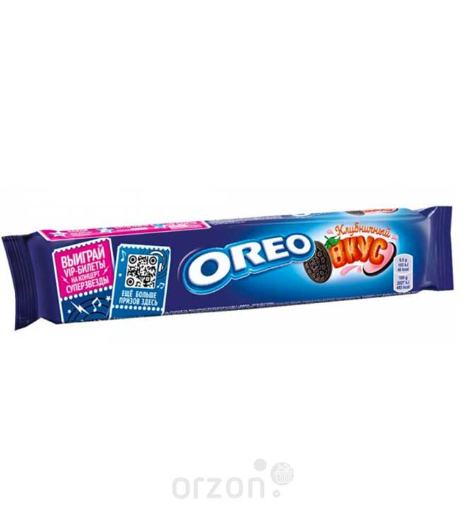 Печенье "Oreo" Какао Клубничный 95 гр от интернет магазина орзон