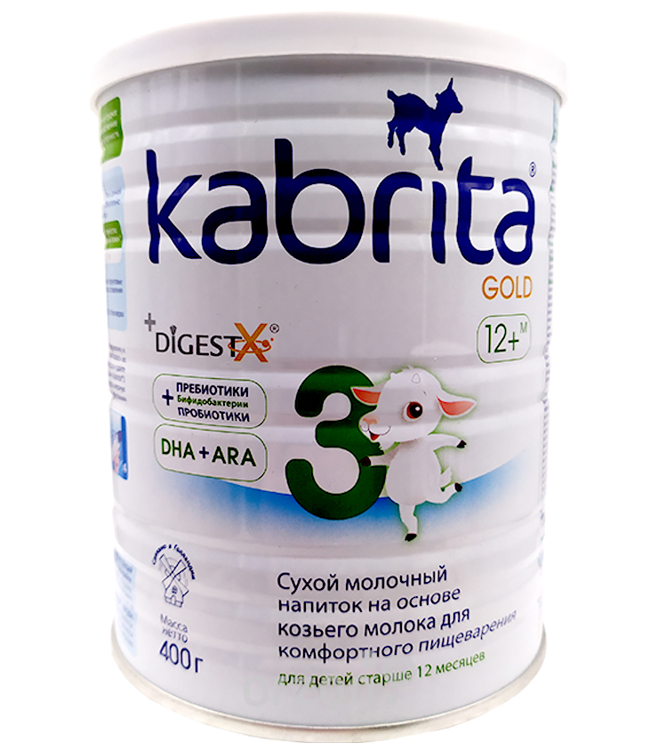 Молочная смесь "Kabrita" Gold 3 (12+) ж/б 400 гр