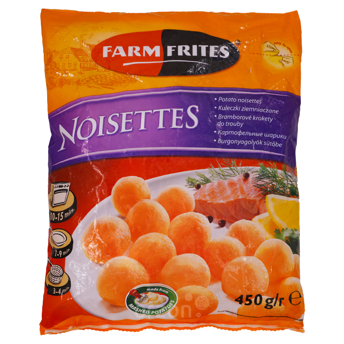 Картофельные шарики "Farm Frites" Noisettes Замороженный  450 гр