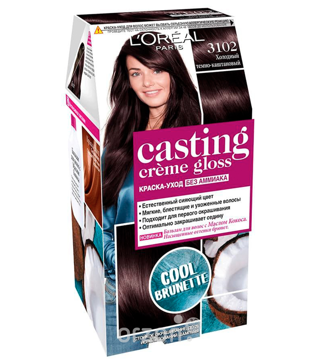 Краска для волос "Loreal" Casting creme gloss 3102 от интернет магазина Orzon.uz