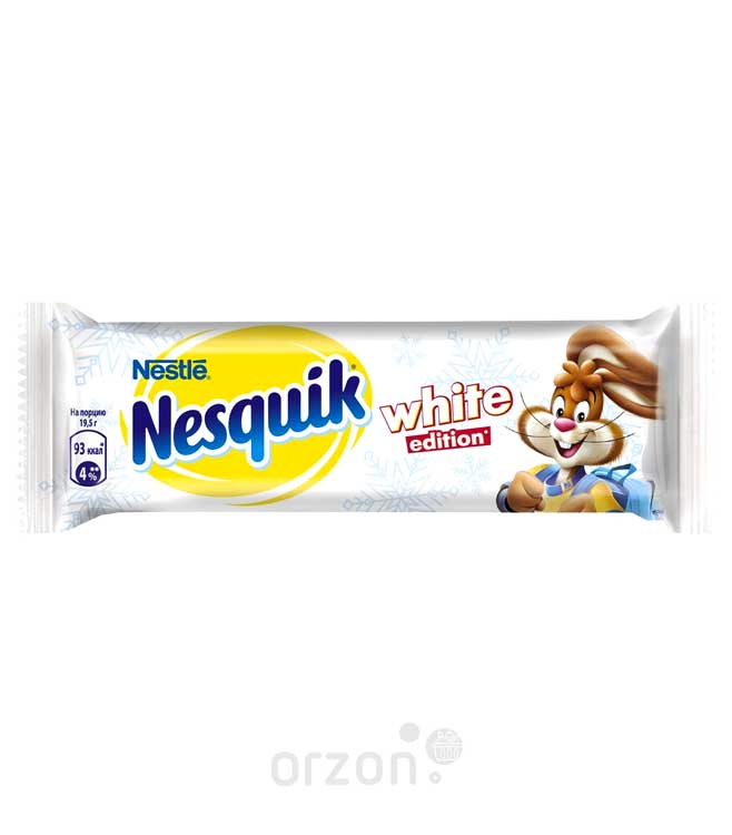Батончик шоколадный 'Nesquik' White Edition Какао Нуга 39 гр от интернет магазина орзон