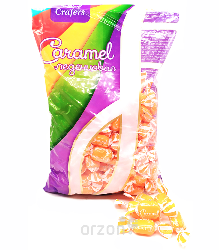 Карамель лединцовая "Crafers" Апельсин (развесные) кг от интернет магазина орзон
