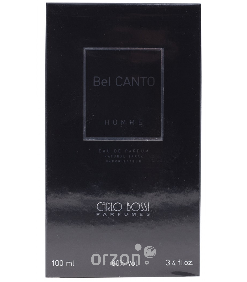 Парфюмерная вода "Carlo Bossi" Bel Canto black for men 100 мл от интернет магазина Orzon.uz