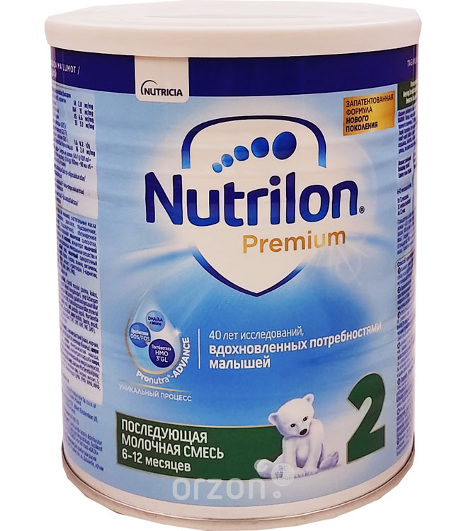 Молочная смесь "Nutrilon" Premium 2 ж/б 400 гр