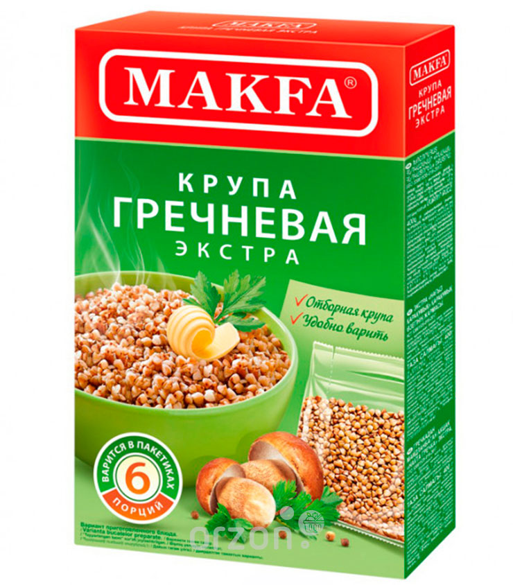 Крупа "Makfa" Гречневая Экстра к/у 400 гр от интернет магазина орзон