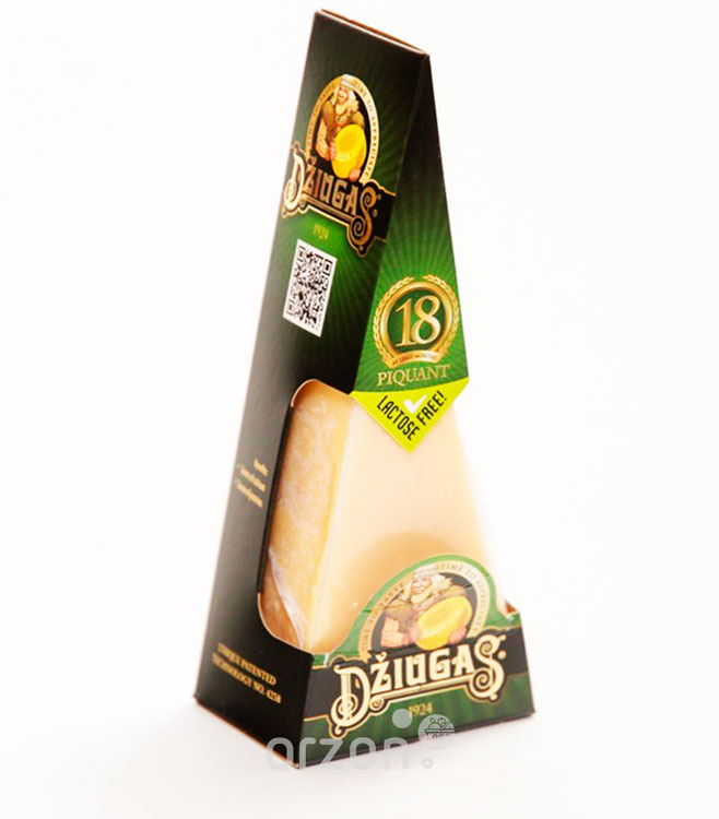Сыр твёрдый "Dziugas" 40% 18 месяцев выдержки 180 гр