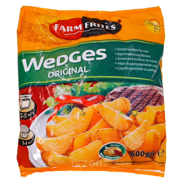 Картофельные дольки "Farm Frites" Wedges Original 600 гр