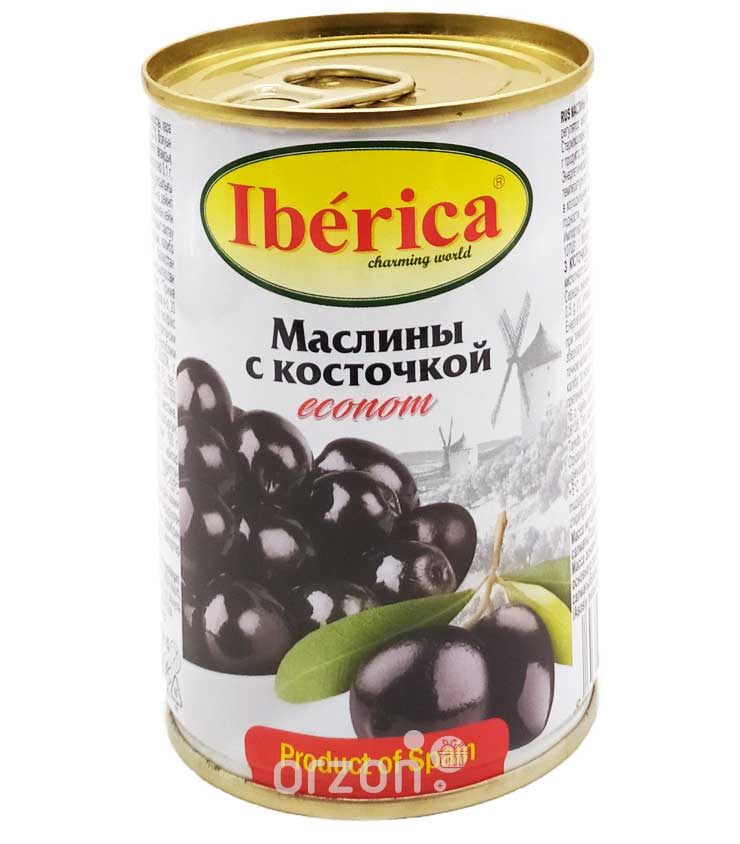 Маслины "Iberica" с косточкой 370 мл  от интернет магазина Orzon.uz