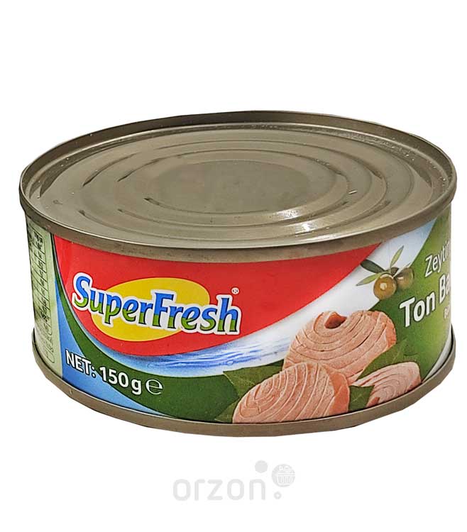 Тунец "Super Fresh" в оливковом масле ж/б 160 гр  от интернет магазина Orzon.uz