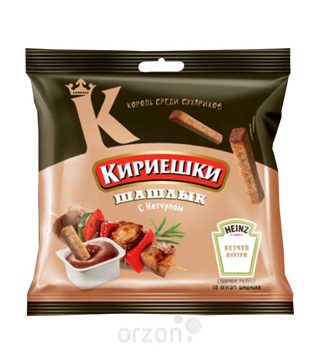 Сухарики "Кириешки" Шашлык с Кетчупом 60 гр от интернет магазина орзон