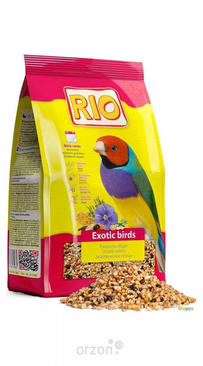 Rio Корм для экзотических птиц (амадины), 500 гр