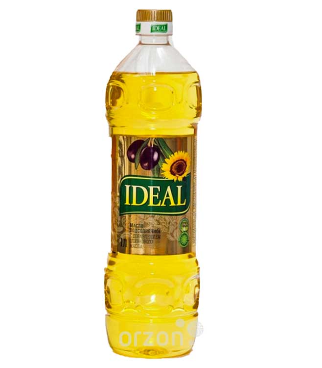 Масло подсолнечное "IDEAL" с добавлением оливкового масла 1 л