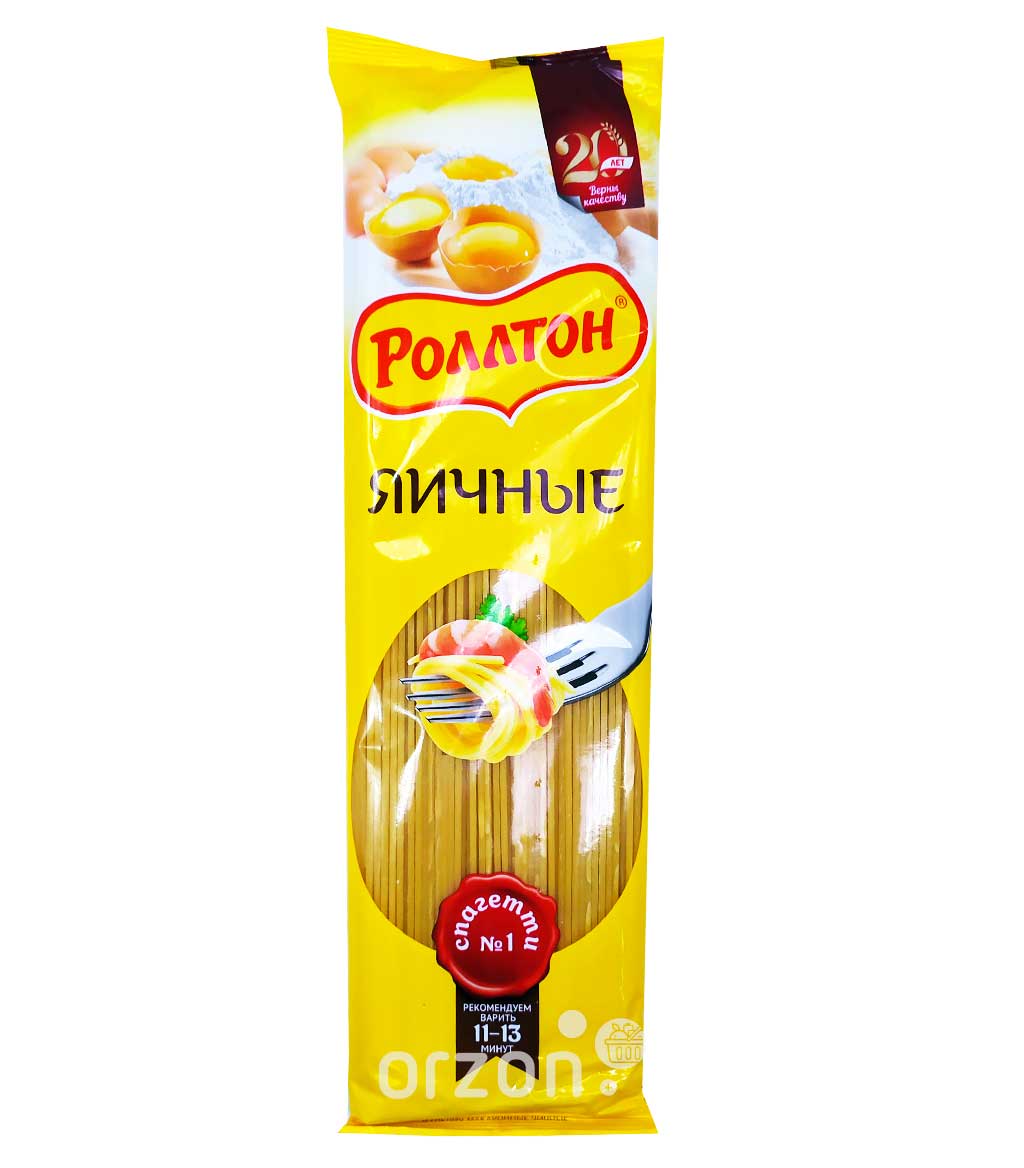 Макароны "Роллтон" Спагетти яичные 400 гр