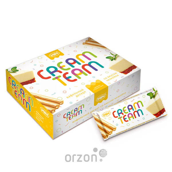 Вафельный десерт "Рахат" Cream Team Чизкейк к/у 195 г от интернет магазина орзон