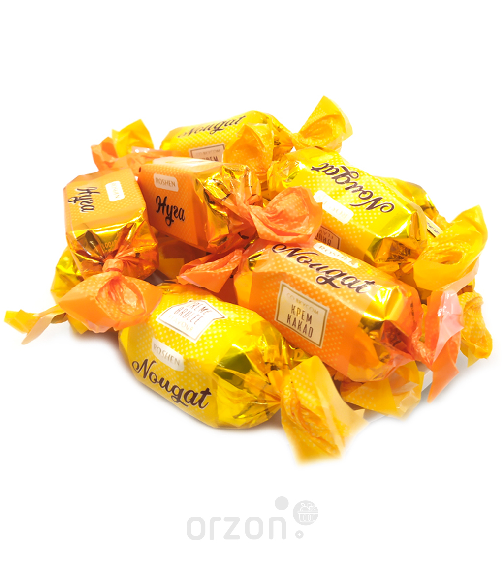 Конфеты глазированные "Roshen" Нуга (развесные) кг от интернет магазина орзон