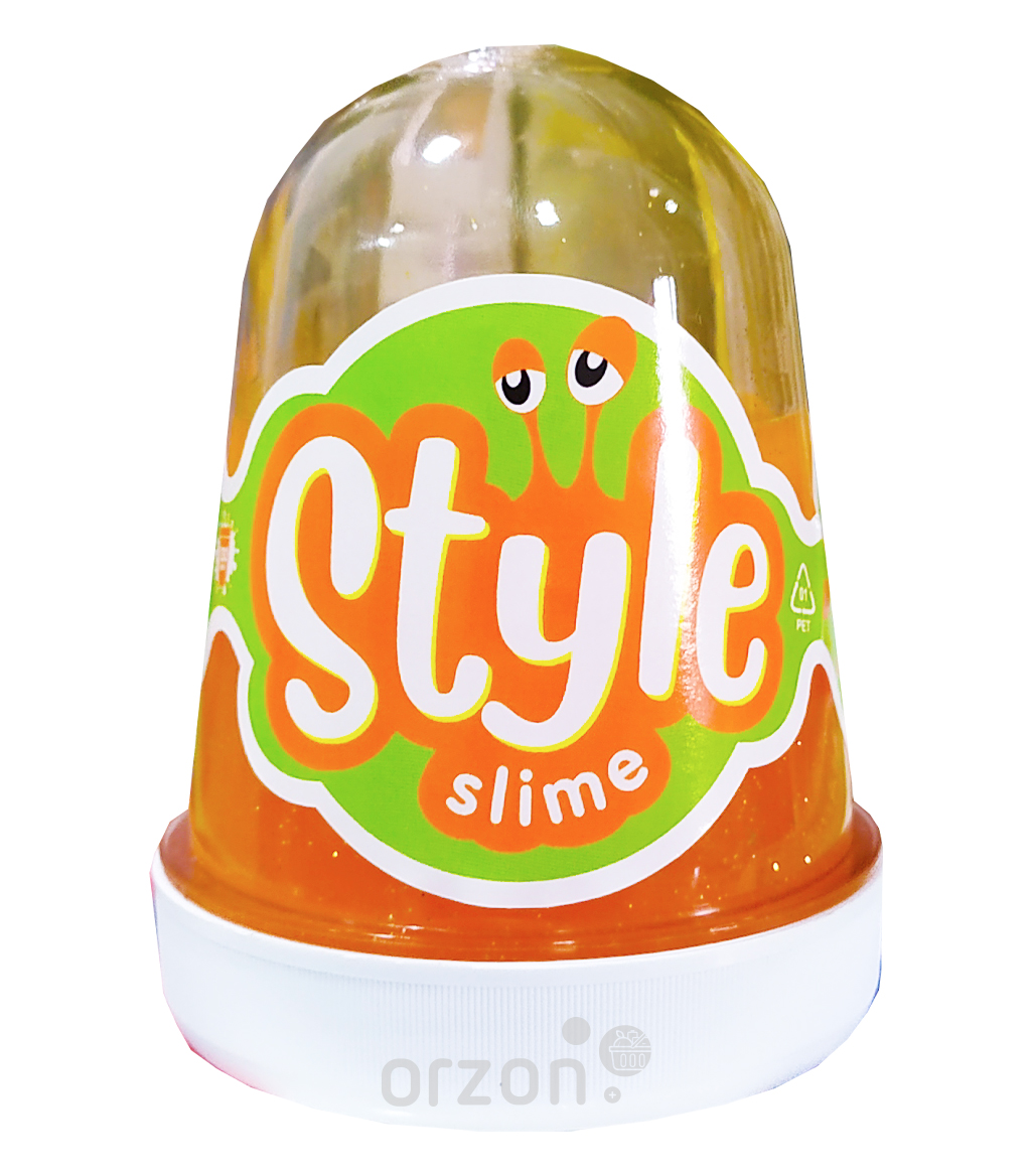 Style Slime "Lori" Блестящий оранжевый Апельсин 130 мл