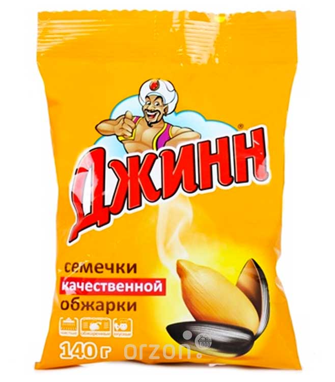 Семечки "Джинн" без соли 140 гр от интернет магазина орзон