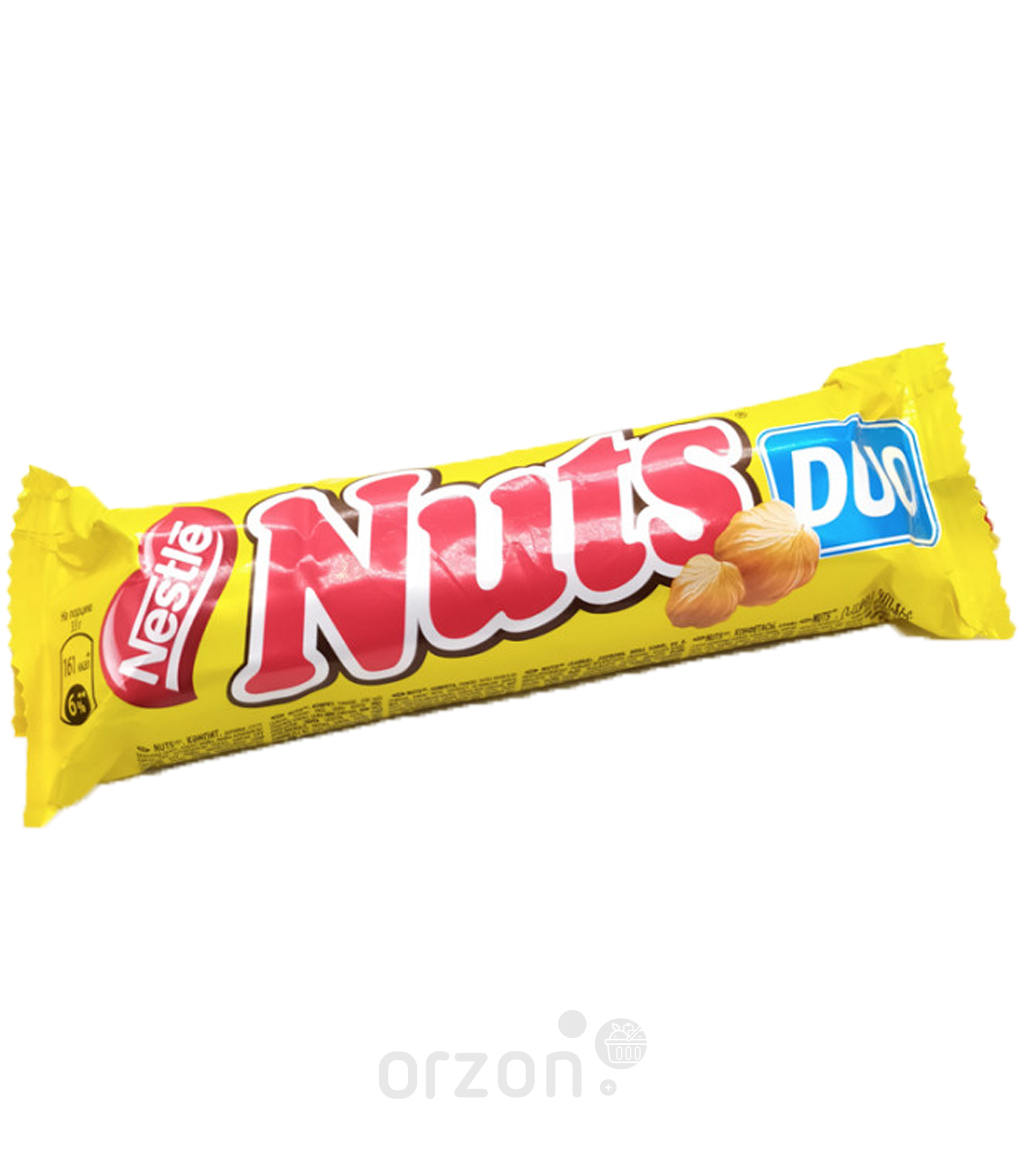 Батончик шоколадный 'Nuts Duo' 66 гр от интернет магазина орзон