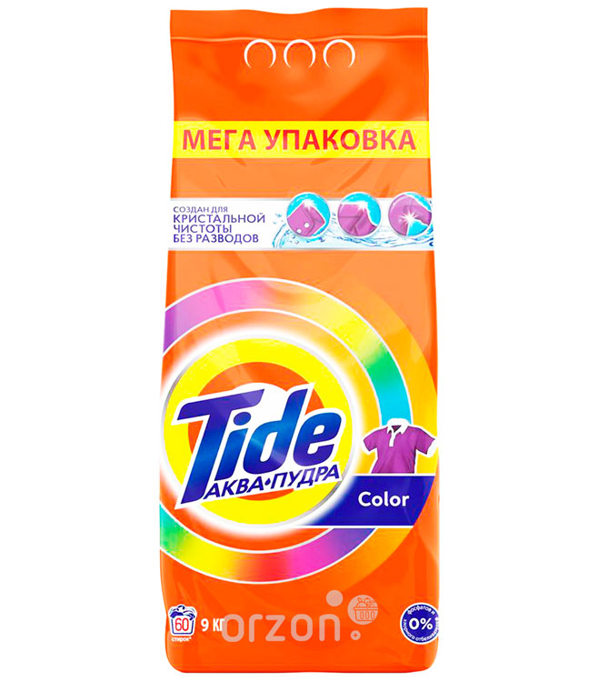 Стиральный порошок "Tide" Color Аква пудра 9 кг от интернет магазина orzon