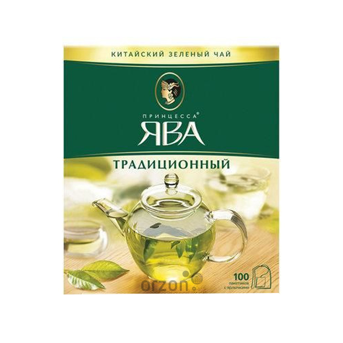 Чай зеленый "Принцесса Ява" Традиционный 2гр х 100 пак от интернет магазина орзон