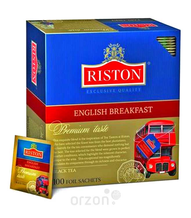 Чай чёрный "Riston" English Breakfast 100 пак