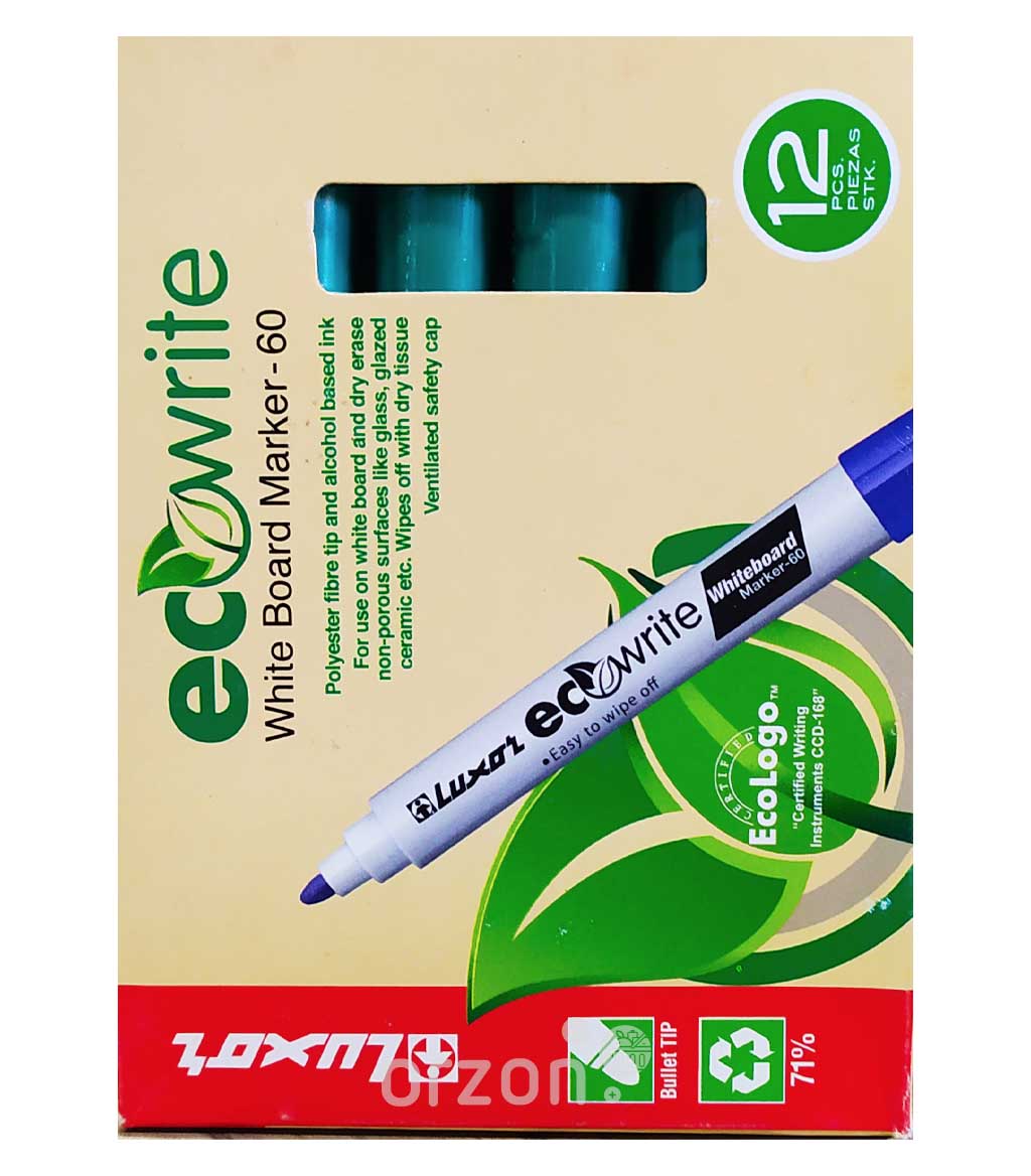 Маркер для доски "Luxor" Eco Write Зеленый 1 шт