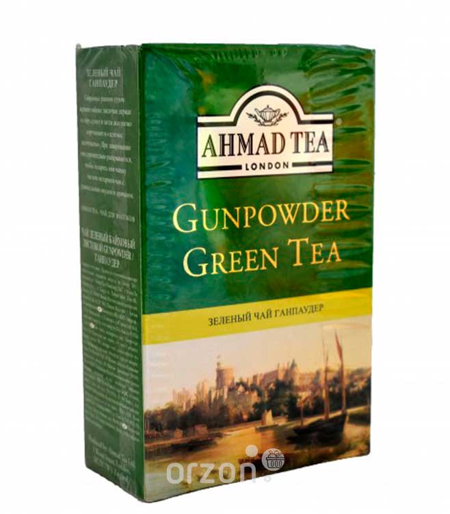 Чай зелёный "Ahmad Tea" Gunpowder 250 гр от интернет магазина орзон