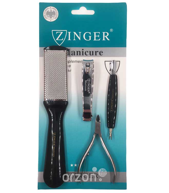 Набор педикюрный "Zinger" (104) 4в1 от интернет магазина Orzon.uz