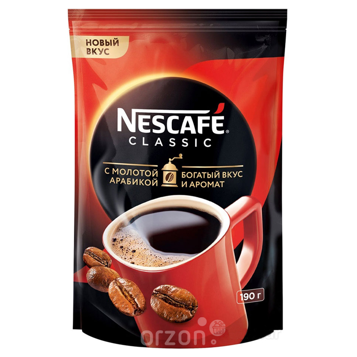 Кофе "Nescafe" Classic м/у 190 гр от интернет магазина орзон