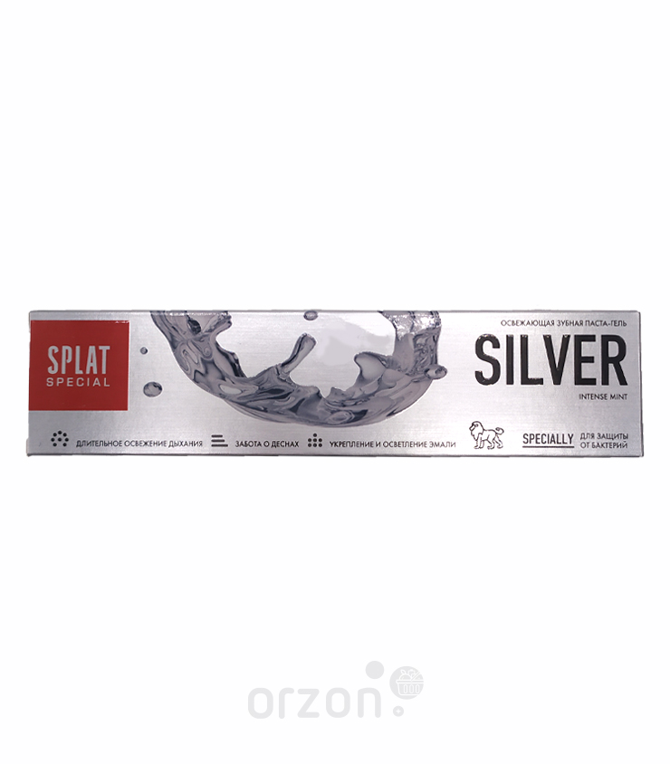 Зубная Паста "Splat" Silver 75 мл от интернет магазина Orzon.uz