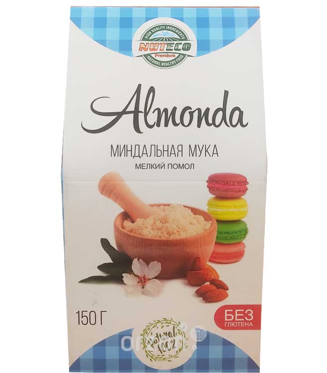 Миндальная мука "Almonda" Мелкий помол к/у 150 гр крафт от интернет магазина орзон
