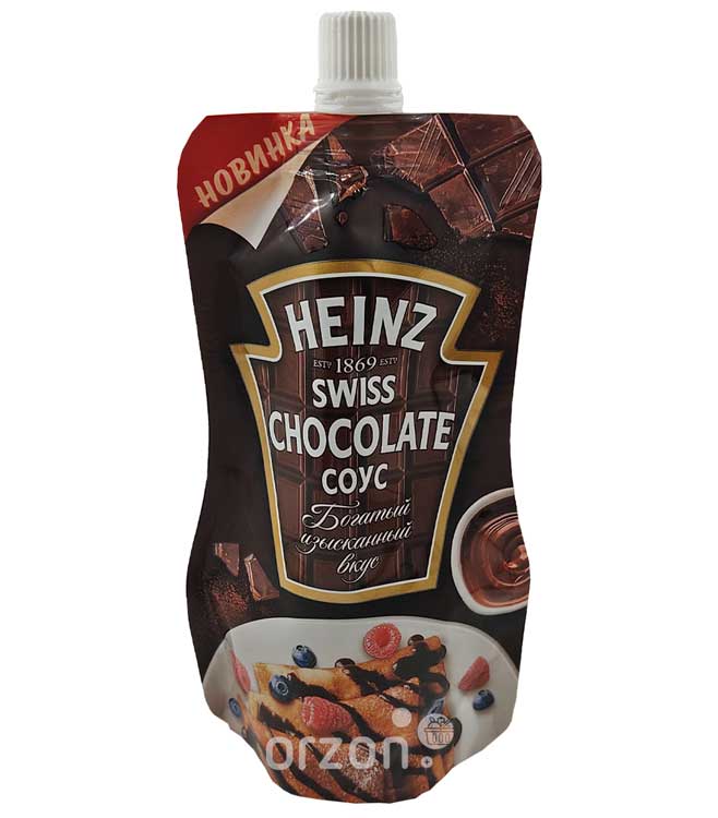 Соус "Heinz" Swiss Chocolate (Шоколад)  дой-пак 230гр