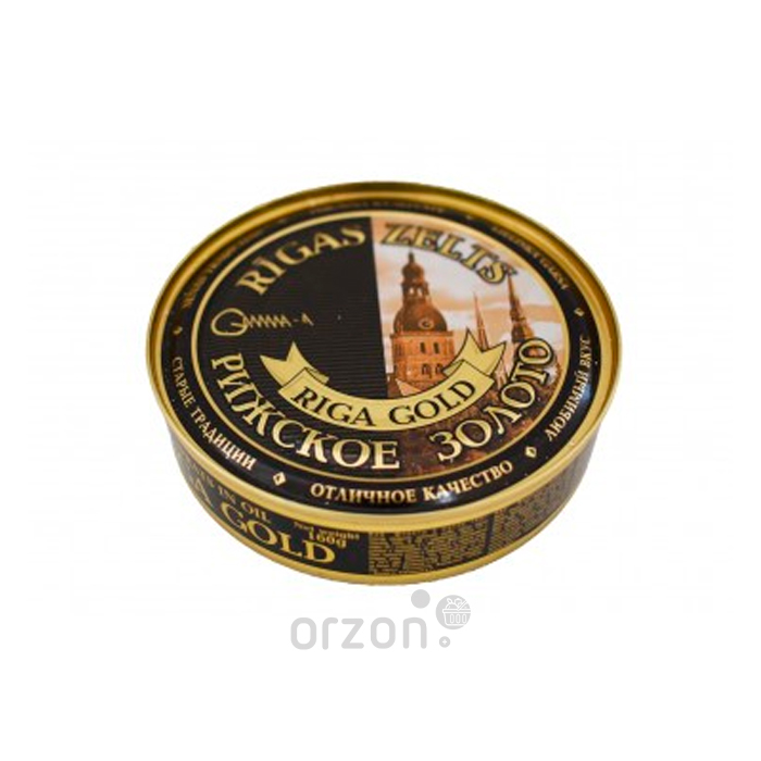 Шпротный паштет "Riga Gold" 160 гр (ключ)  от интернет магазина Orzon.uz