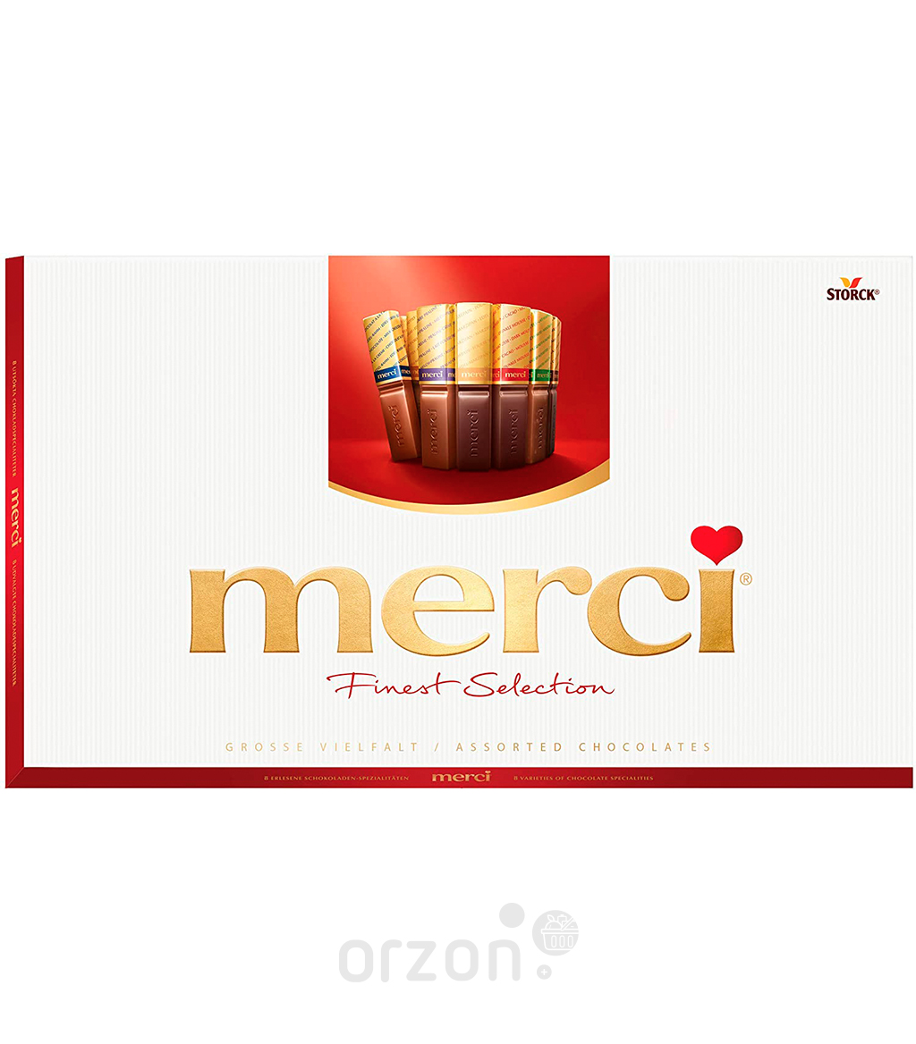 Шоколадное ассорти 'Merci' 400 гр от интернет магазина орзон