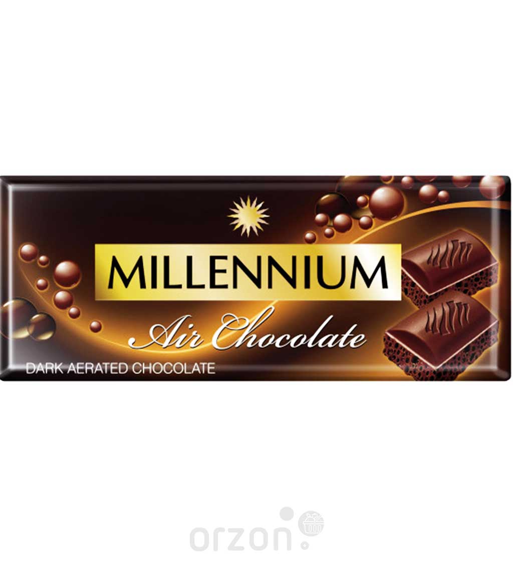 Шоколад плиточный "Millennium" Пористый тёмный 90 гр от интернет магазина орзон